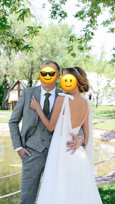 Продаются свадебное платье и костюм!