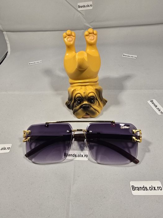 Ochelari de soare Cartier Leopard Purple, made in Italy