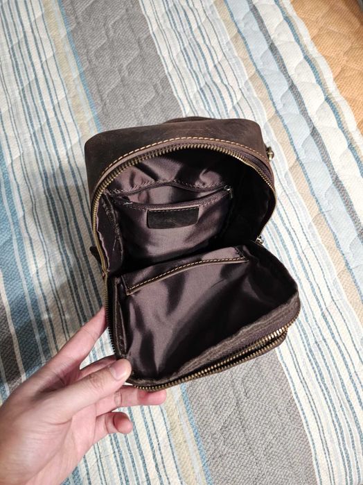 Кожаная сумка ручной работы