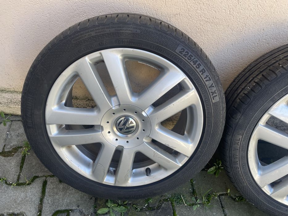 Jante wv pe 17 cu anvelope 225/45/17