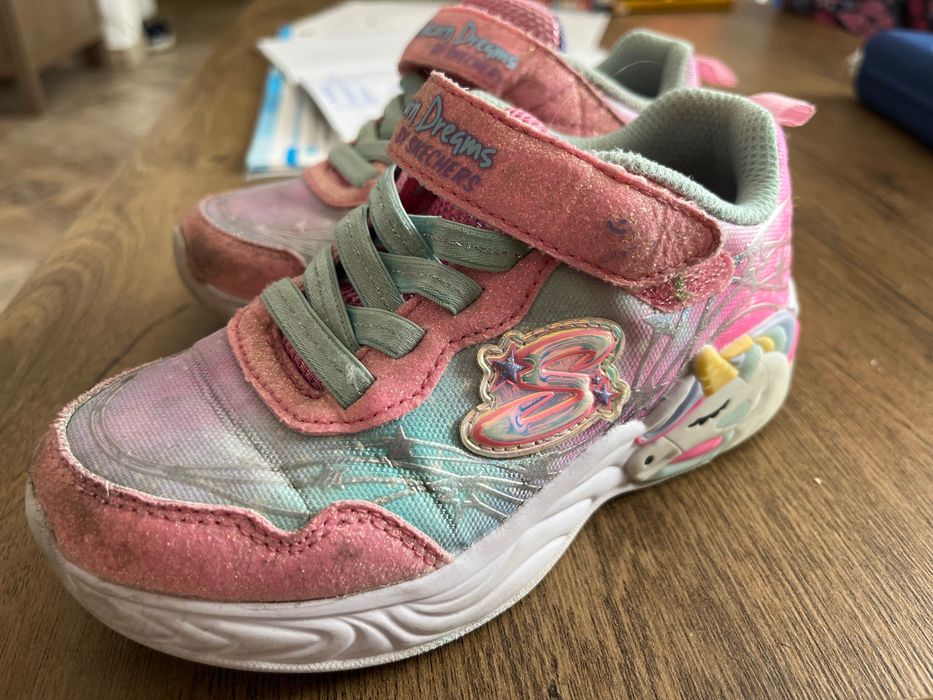 Adidași cu lumini Skechers Unicorn Dreams, fetițe, mărimea 27