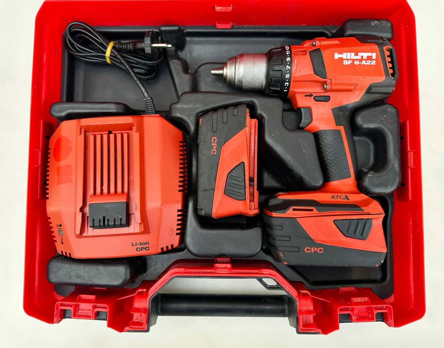 Hilti SF 6-A22 ATC - Мощен безчетков винтоверт 2x22V 5.2Ah