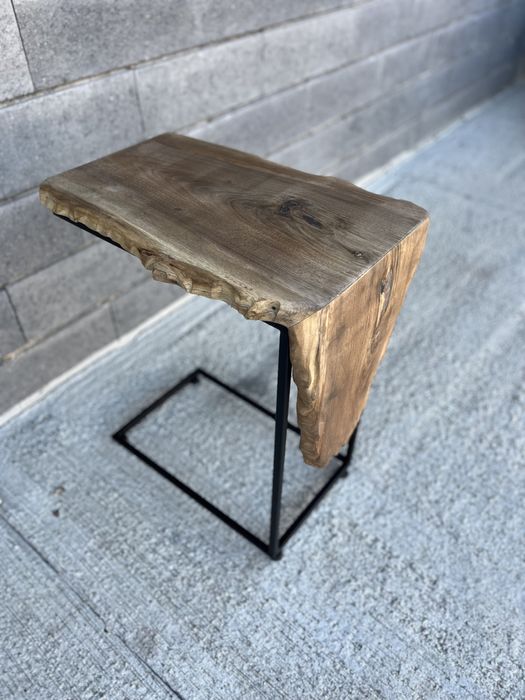 Маса за кафе помощна маса нощен шкаф индустриален стил рустик