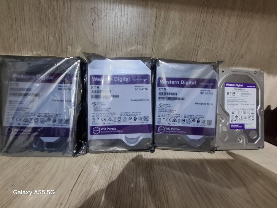HDD WD Purple 8 TB Жесткие 100%