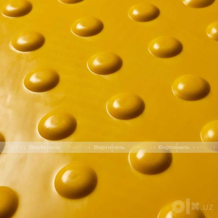 Тактил йўналтирувчи плитка тактильная ПВХ 30x30 см ОПТ 16500 сўм