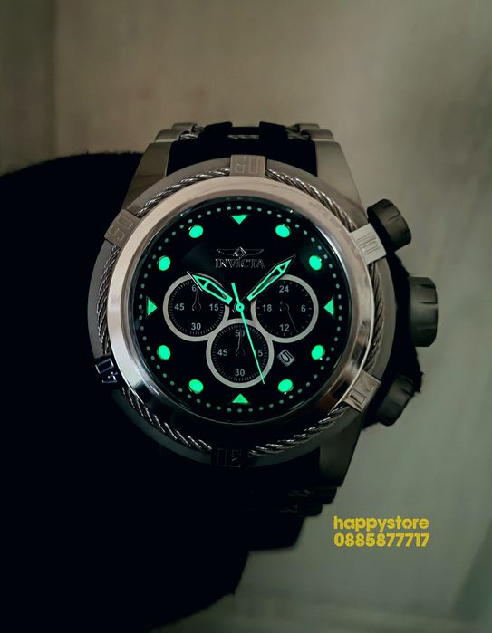 INVICTA Bolt Zeus Silver 53 mm, Инвикта нов ръчен часовник