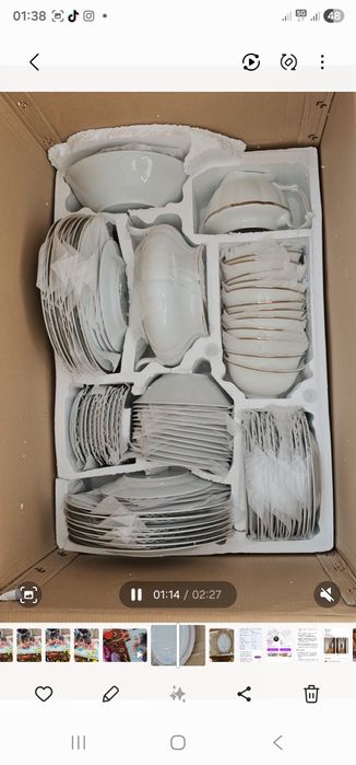 Сервиз 138 персон, новый