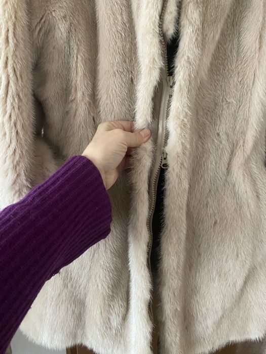 Blana nurca vizon alba marime L