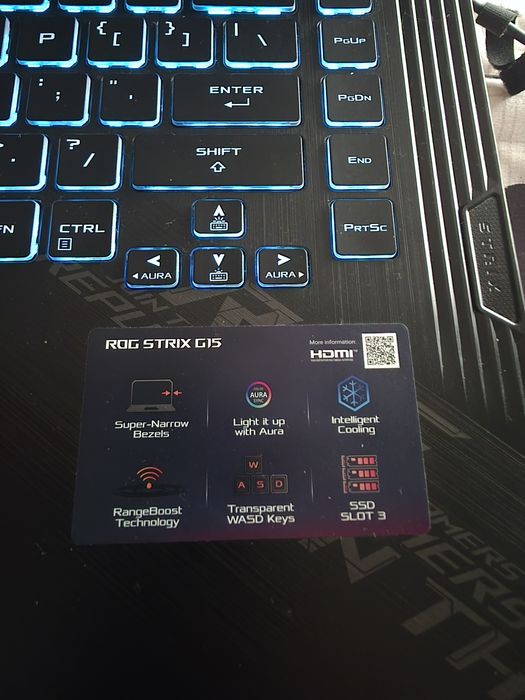 Laptop gaming Asus ROG STRIX G15, i7-10750H , RTX 2070 Super 8GB VRAM