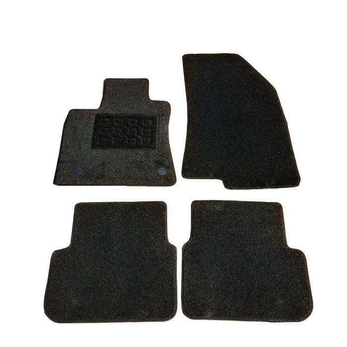 Set covorase auto din mocheta Dacia Logan 2021-; Dacia Jogger 2022-; Negru, 4 Buc.