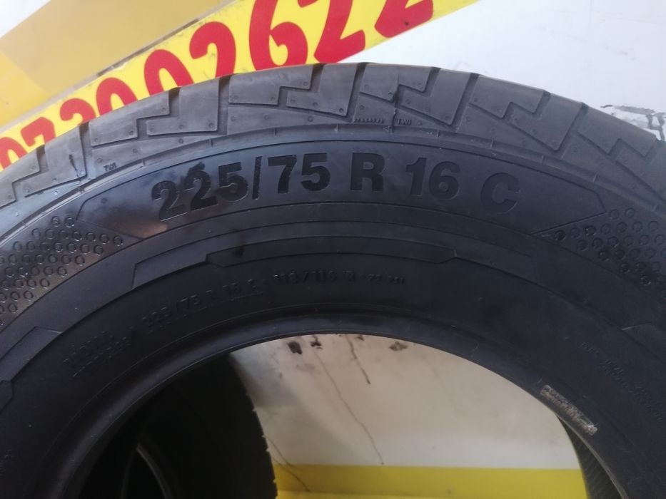 225/75/16 C 2*Continental vara dot 1816.  6,,51mm