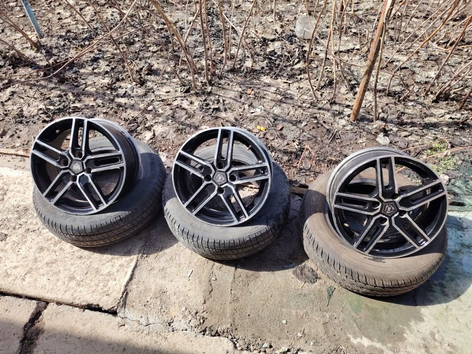 Летние резины титановые диски