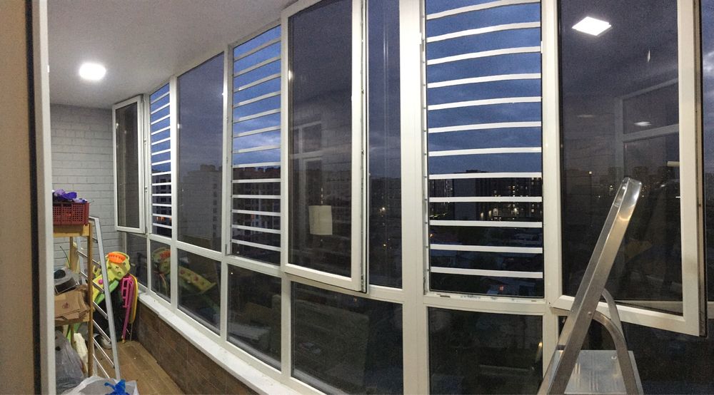 Горизонтальные решетки на окна для детей