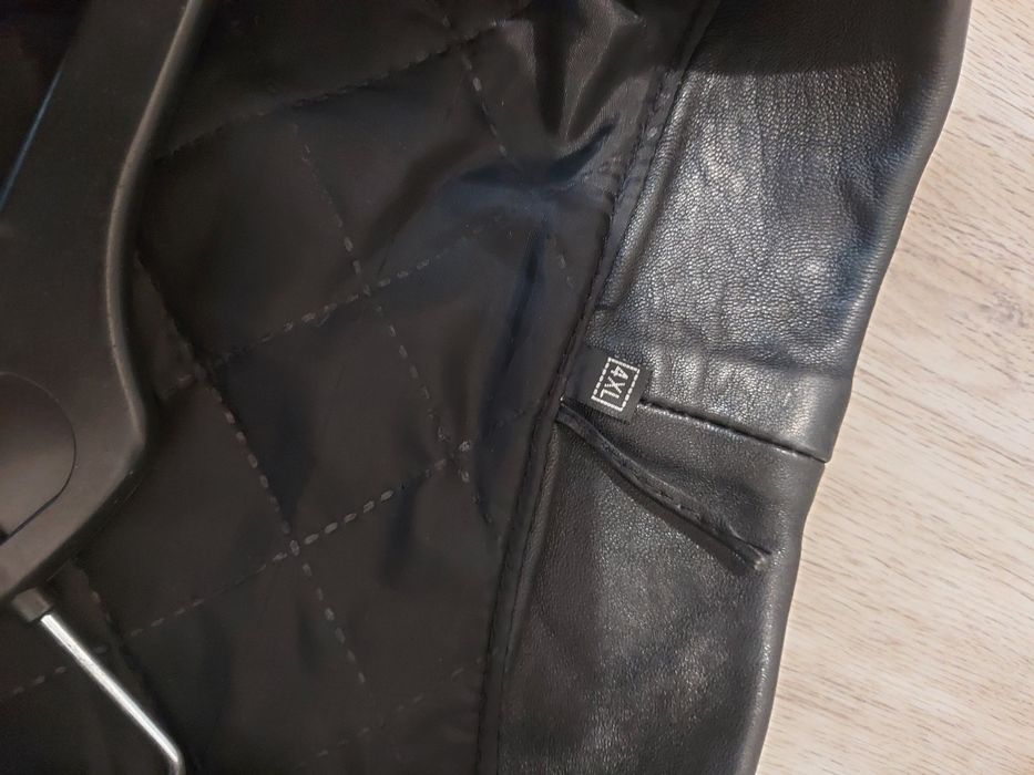 Geaca din piele naturală de bărbați, 4XL