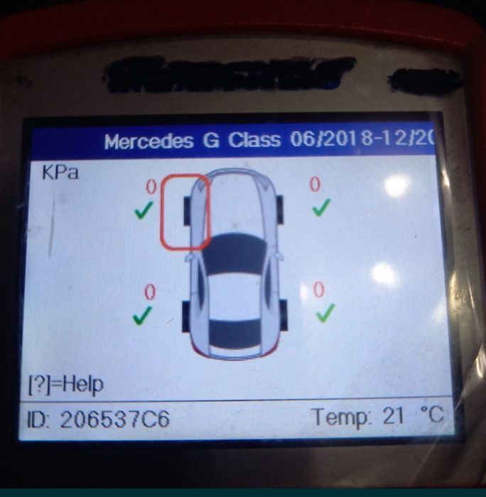 senzori presiune aer roti originali Mercedes A,C,E,G class w177, w213