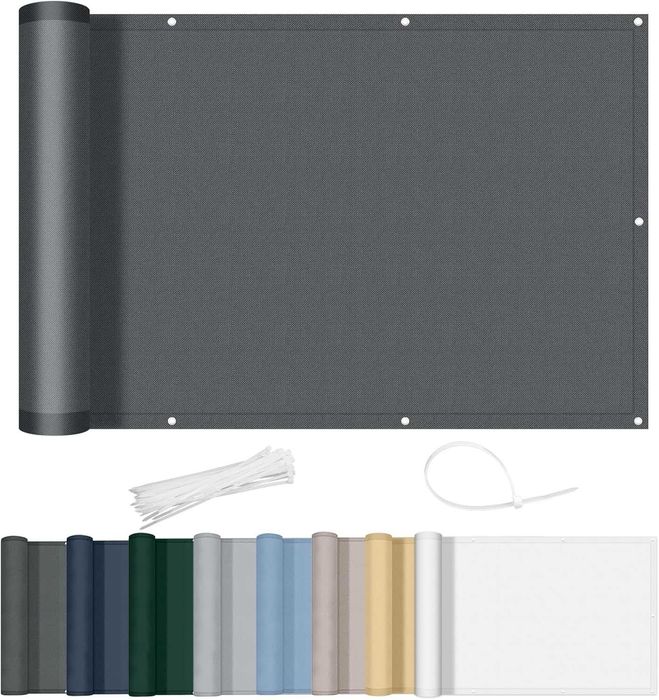 НОВА! Балконска преграда/параван за 80x1000 см – водоустойчива