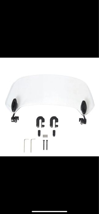 Parbriz suplimentar moto deflector vant inaltator prelungire