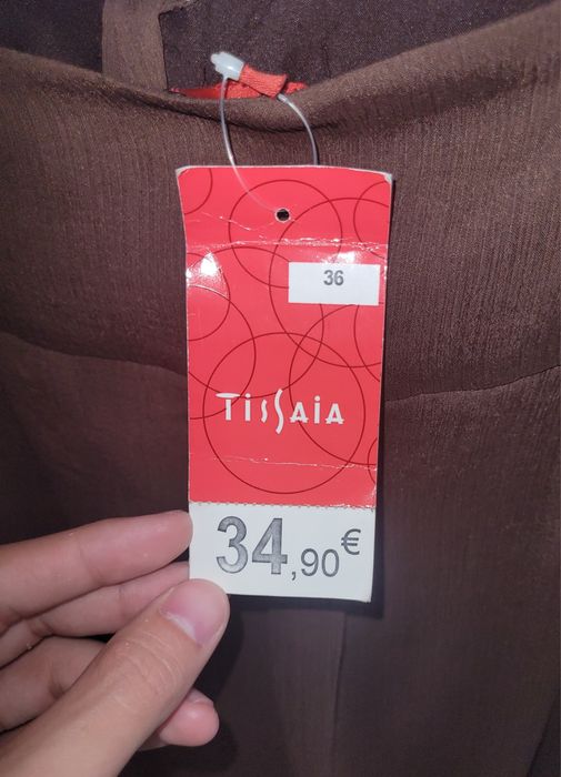 Платье TisSaia шоколадное