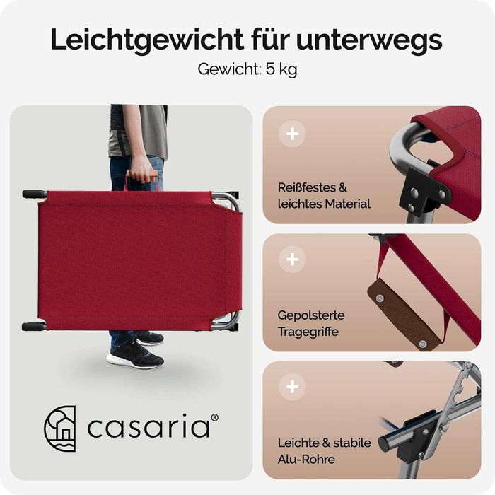 Сгъваем алуминиев шезлонг Ibiza- НОВ