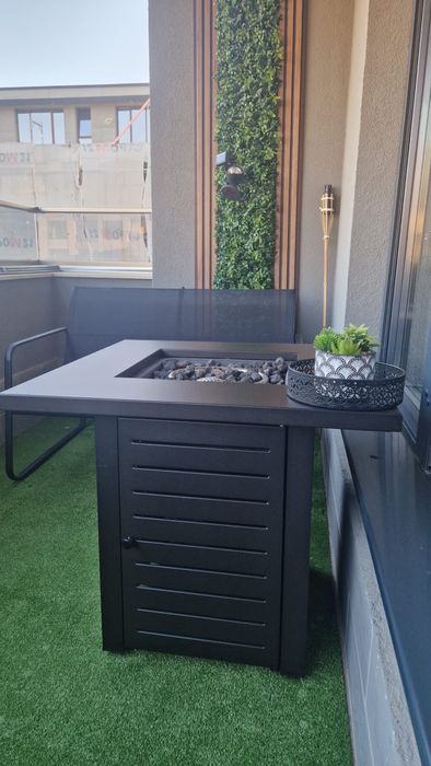 Газово огнище, маса