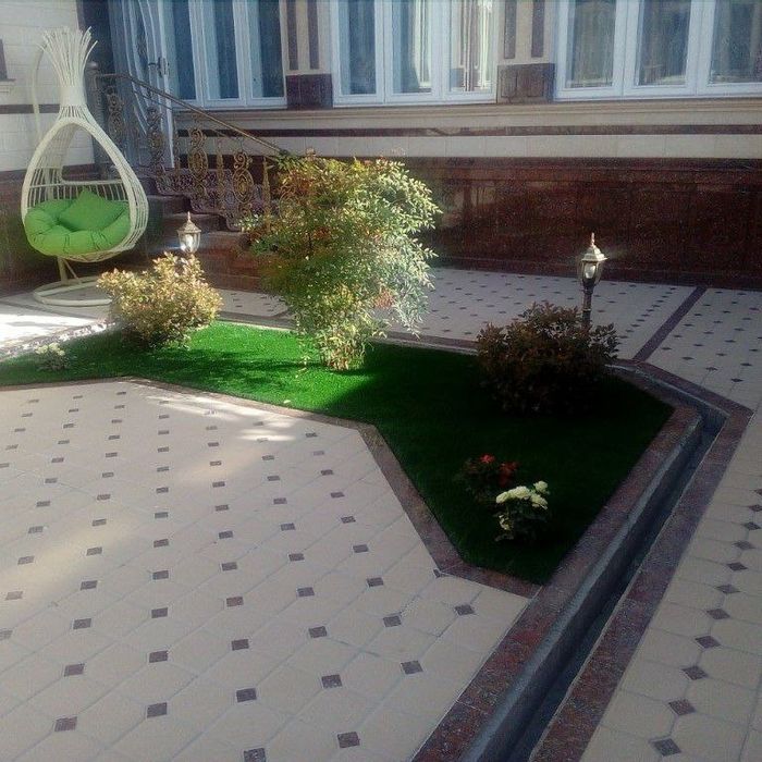 Искусственный газон. арзон сифат  ва ландшафтный доставка бор.