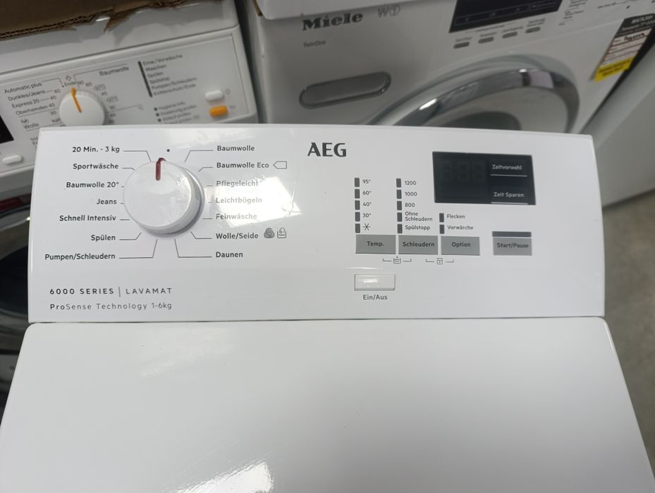 Пералня AEG 6000 series A+++ със горно отваряне 6кг