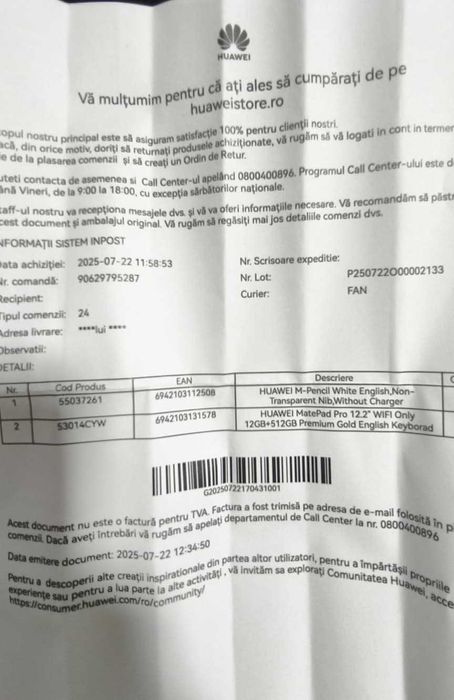 HUAWEI MatePad Pro Paper Edition 12,2,12Gb+512Gb, Premium-Gold