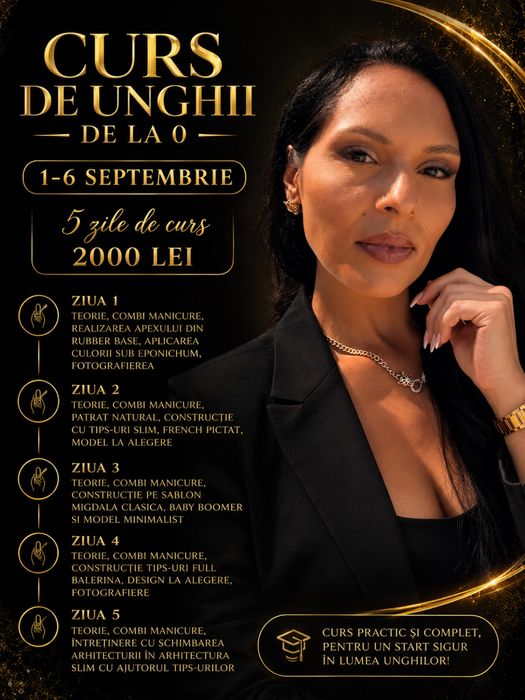 Curs unghii false cu diploma de participare