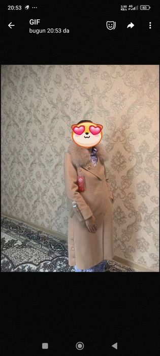 Palto yangi holatda 3 marta kiyilgan