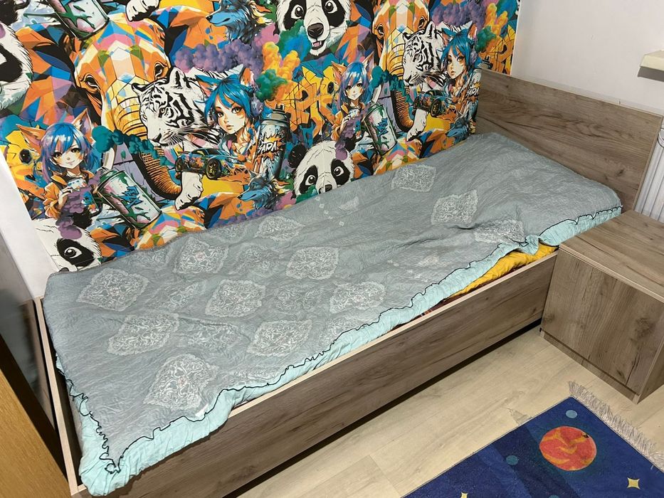 2 кровати в бывшем употребление