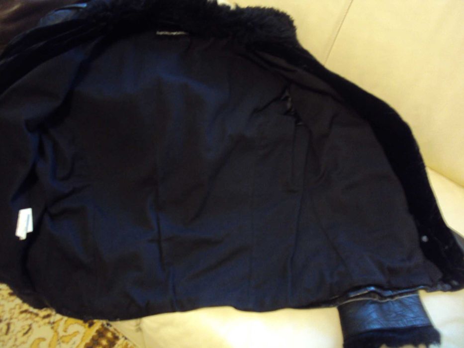 Дамско яке кожено EMPORIO ARMANI