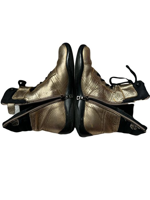 Кожаные ботинки PRADA