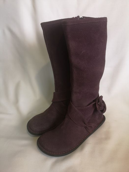 Kickers, ботуши естествен велур, номер 36