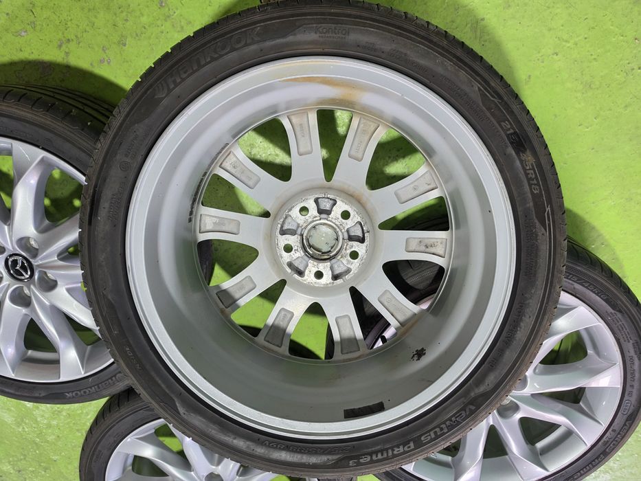 18 5x114.3 Mazda лети джанти 5х114.3 мазда 215/45/18 Hankook