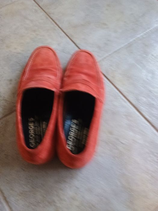 Продавам мокасини естествен велур ръчна изработка