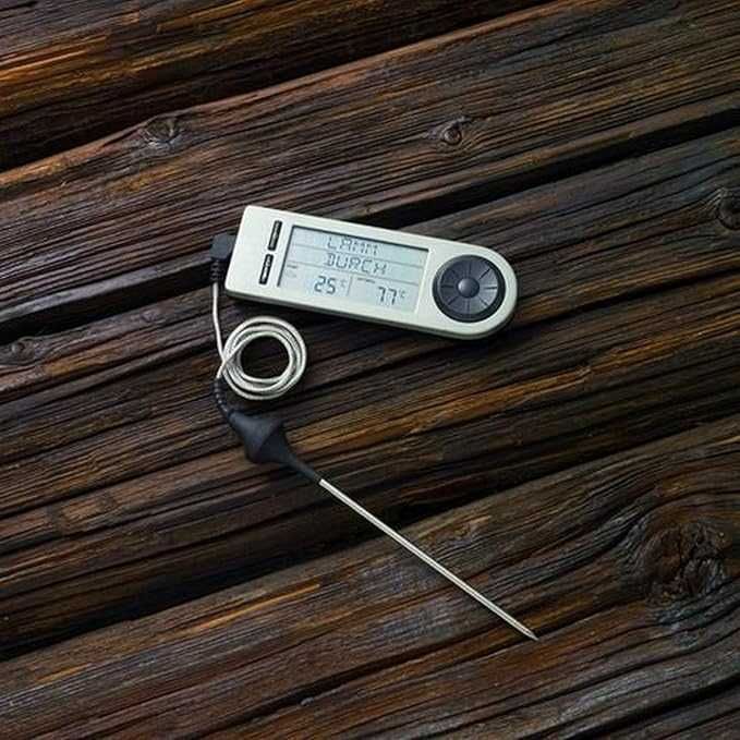 Цифров термометър Rosle от неръждаема стомана, магнитен гръб за печене