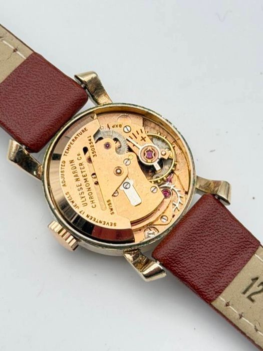 Ceas Ulysse Nardin Chronometer CO automatic, damă,goldfilled 10k