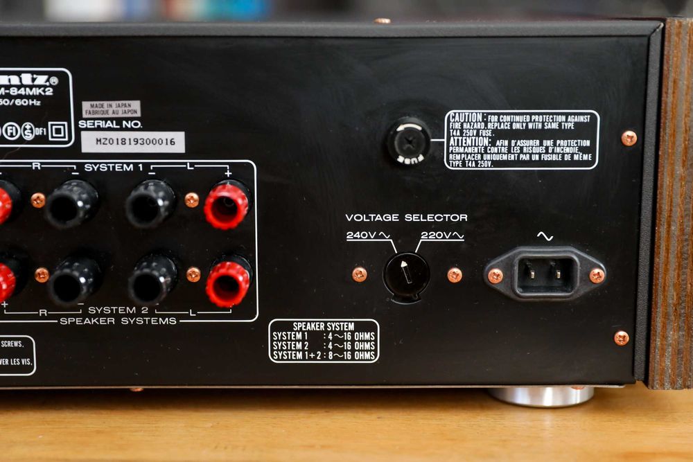 Marantz PM-84 MKII – Изцяло реставриран с Nichicon Muse, Клас А