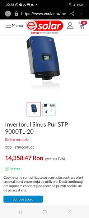 Invertor panouri solare