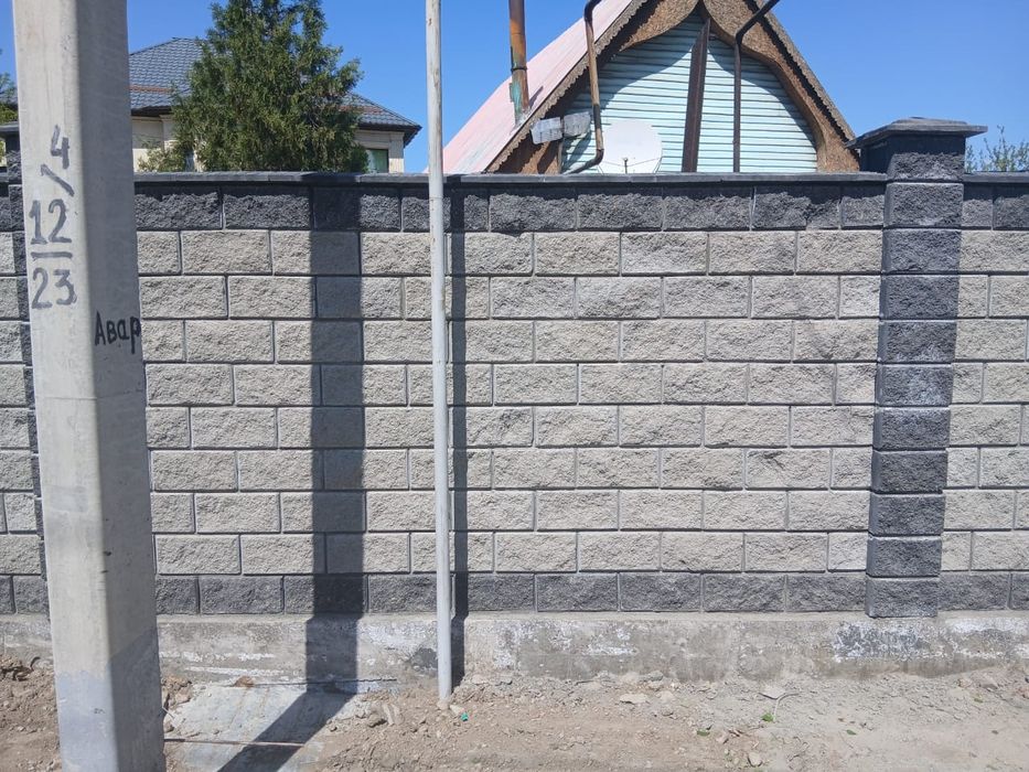 Кладка заборы профессионально