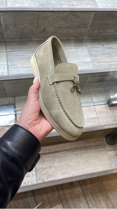 Mocasini Loaferi Loro Piana piele naturala