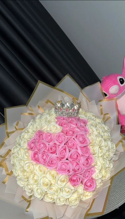 Buchet de 101 trandafiri din sapun