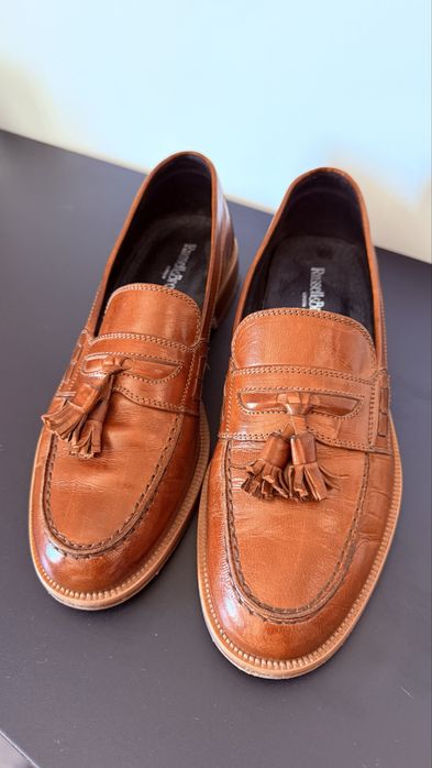 Russell & Bromley KEEBLE Men's Tan Leather Tassel College Loafer