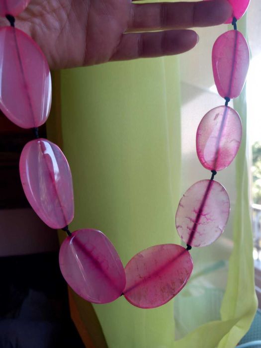 Колие сърце, обеци злато, гривна перла тюркоаз сребро седеф ахат корал