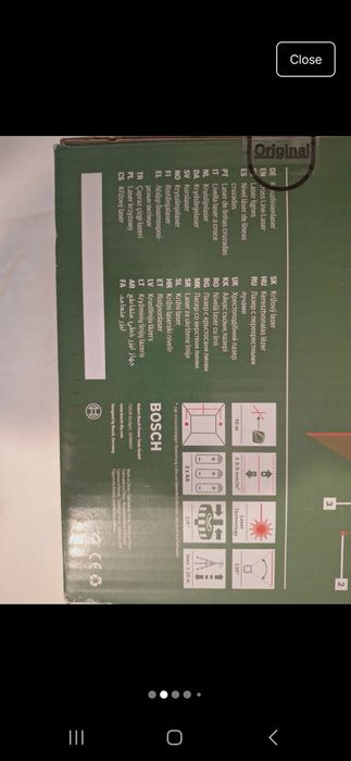 Laser Bosch. Nivela.