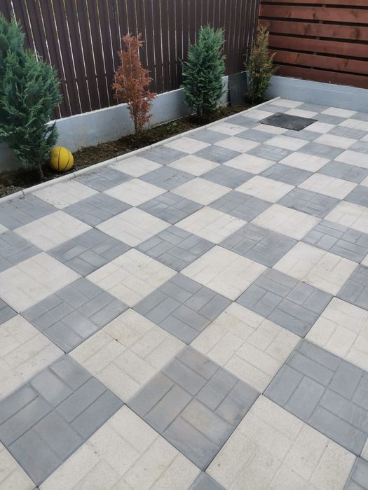 Discount pavele pavaje Cod 042 montaj borduri rigole prefabricate