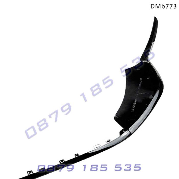 Черен лип спойлер предна броня Mercedes C W206 AMG мерцедес амг тунинг