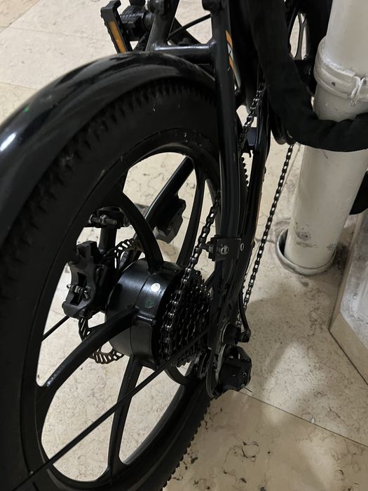 Bicicleta electrica pliabila frane hidraulice