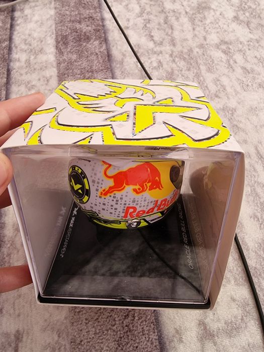 Max verstappen helmet Las Vegas gp 2023 1:4 f1 Signed photo card