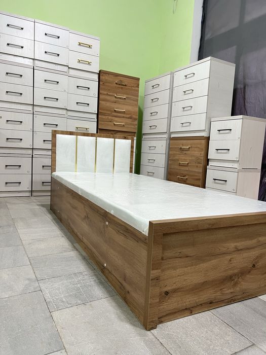 Односпальная кровать-сундук | 200×90 | Прочная МДФ